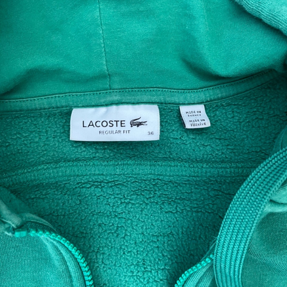 EUC - Lacoste Regular Fit Women's Tracksuit in Rocket Green Size 36 - Picture 4 of 16
